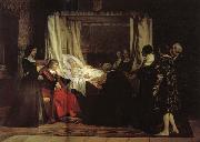 Eduardo Rosales Gallinas The Testament of Isabella the Catholic France oil painting artist